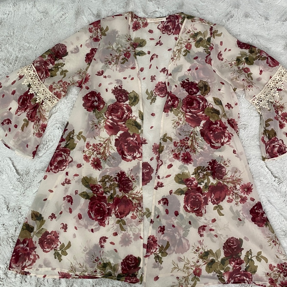 Floral kimono